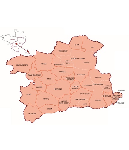 carte pays d ancenis Site officiel de la COMPA   Communauté de Communes du Pays d'Ancenis
